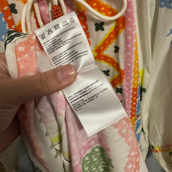 Farm Rio x Anthropologie Pineapple Printed Long-Sleeve Maxi Shift Dress - Picture 7 of 7